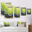 Blooming Flowers Nature Field - Peinture-307484825-307484828