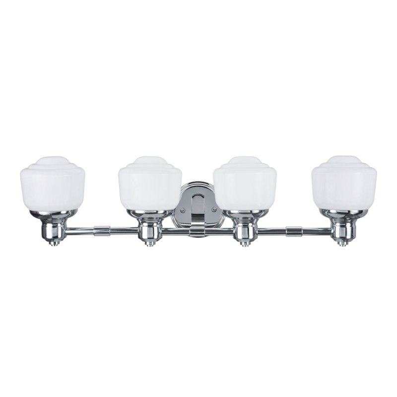Éclairage pour meuble-lavabo 4 lumières en métal Renald