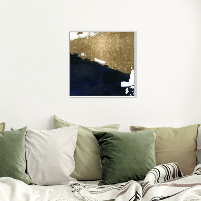 «Abstract Ocean Ocean Night Textures», reproduction d'art graphique