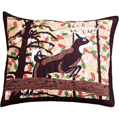Greenland Home Fasions Whitetail Lodge Multi Standard Sham, 20x26