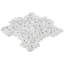 Nature Flower Carrara Marble Mosaic Tile-1370873107