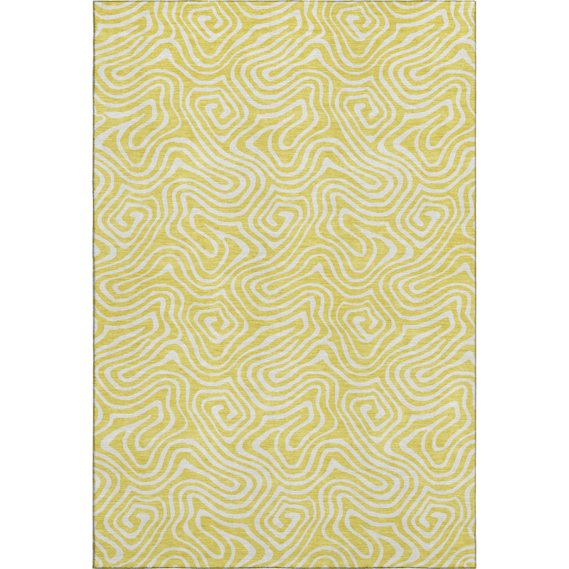 Tapis tourbillon AMF1030 de qualité supérieure lavable à la machine, Rectangle 3 pi x 5 pi