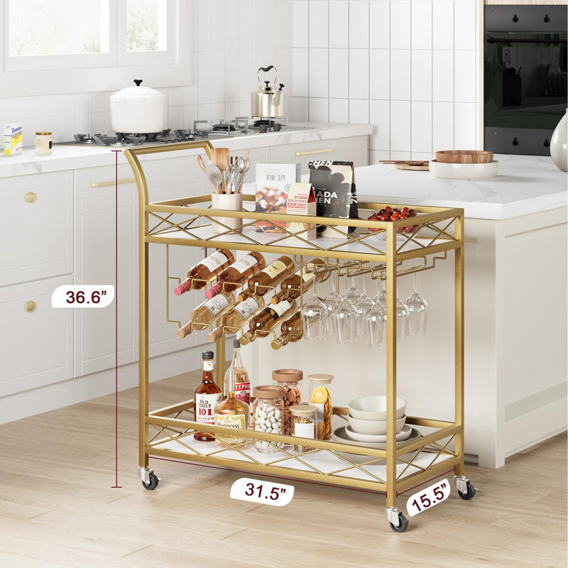 Metal Bar Cart