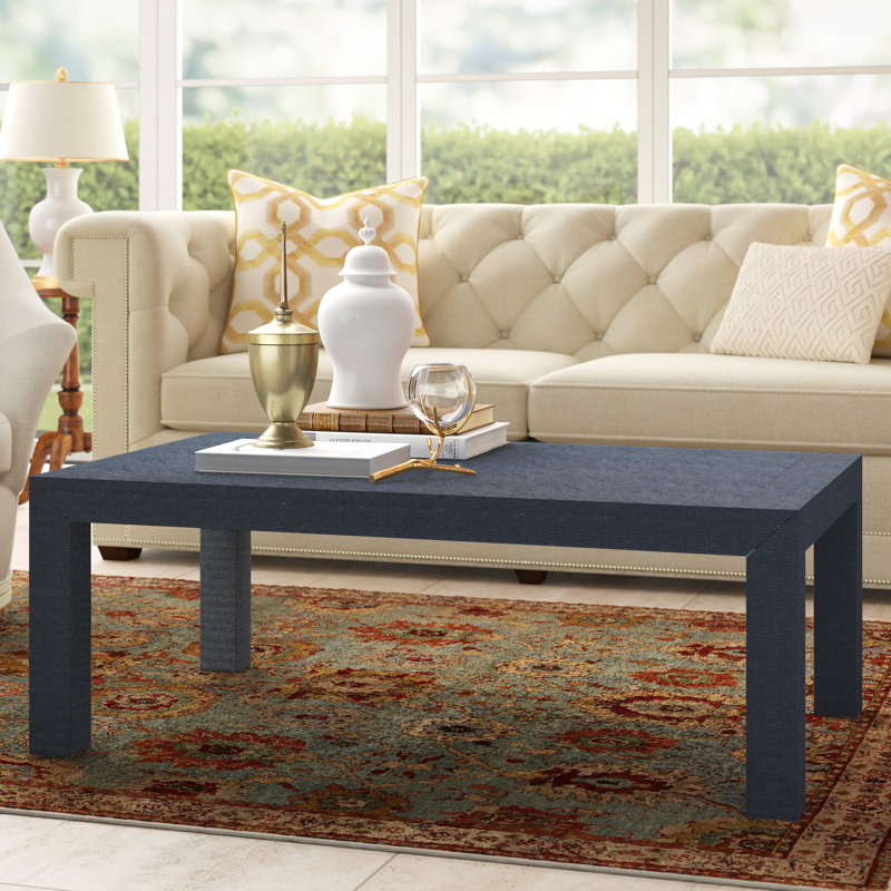 Parsons Coffee Table, Navy Blue