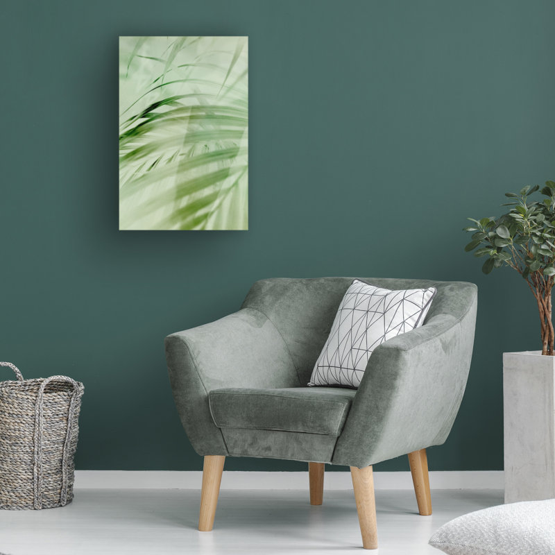 Art sur toile «Rouleau Incado sauge palmier», H 19 po x l 12 po
