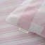 Check and Stripe Reversible 100% Cotton Duvet Cover Set with Pillowcases-41316894-41316895