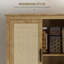 Armoire de rangement en rotin avec tablette réglable