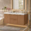 Meuble-lavabo mural à lavabo simple de 47,24 pouces avec comptoir en SMC, armoire en MDF, portes à fermeture amortie et tiroirs compartimentés