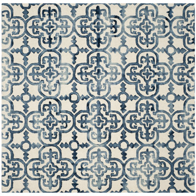 Lumsden Hand Tufted Wool Geometric Rug