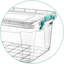 Rebrilliant Atonvale Plastic Basket 10L Rectangle Plastic Storage Boxes Container With Lid Pack 5