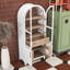 Garde-manger arqué avec tablettes réglables et tiroir-1674948218