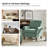 Mooresville Upholstered Armchair with Solid Wood Legs-1806807073