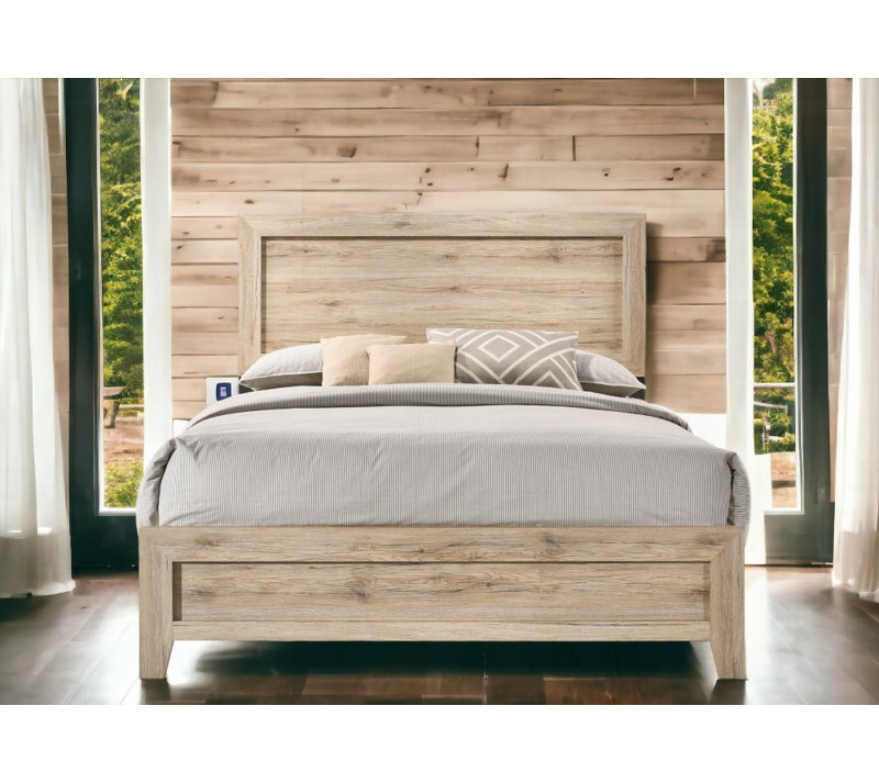 [Structure de grand lit sans sommier - design élégant et durable]