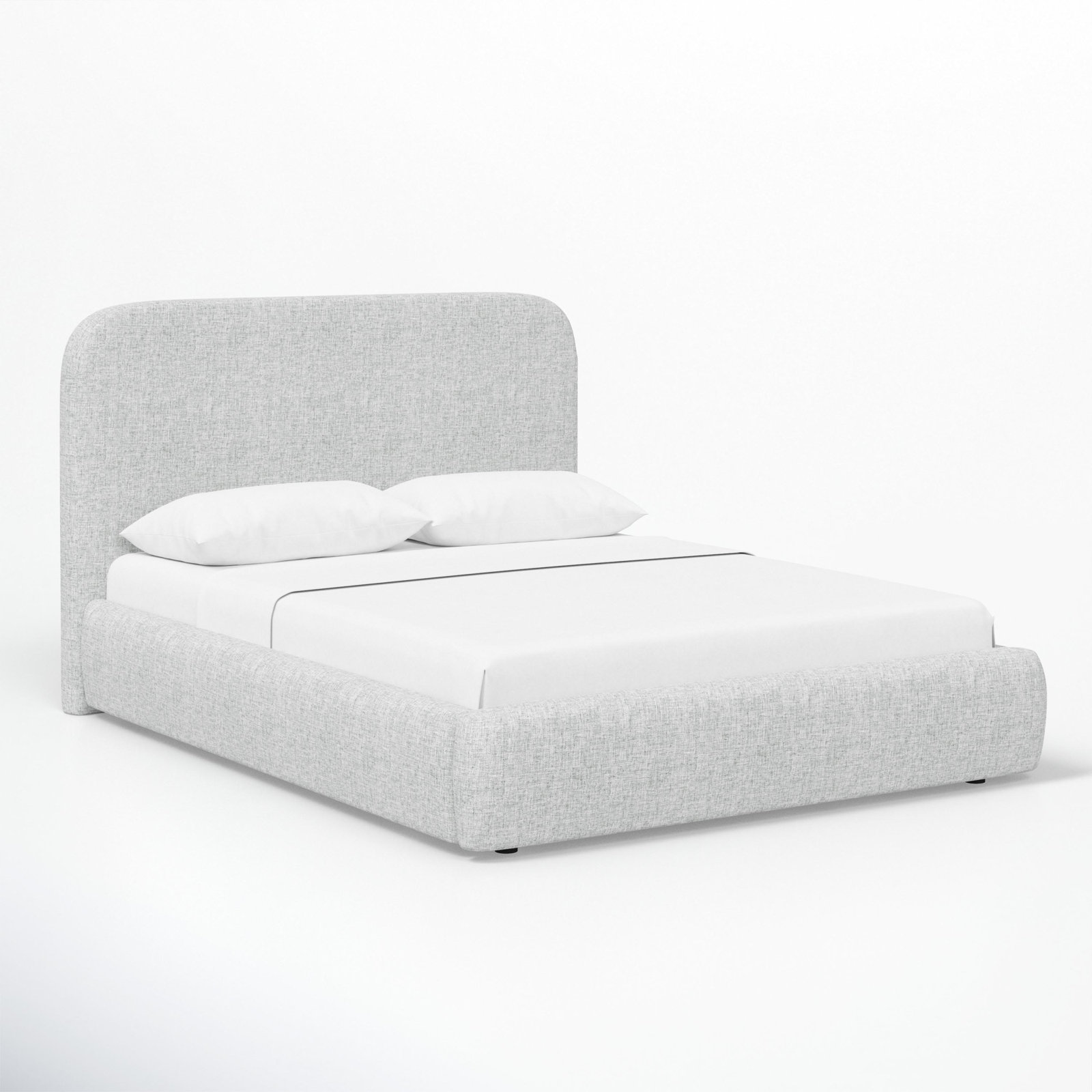 Cleophus Tall Platform Bed, Gray, Twin