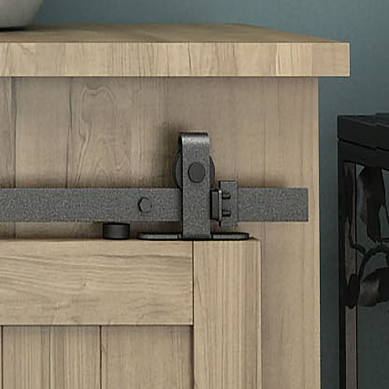 Mini ensemble de quincaillerie pour porte de grange double standard Luna