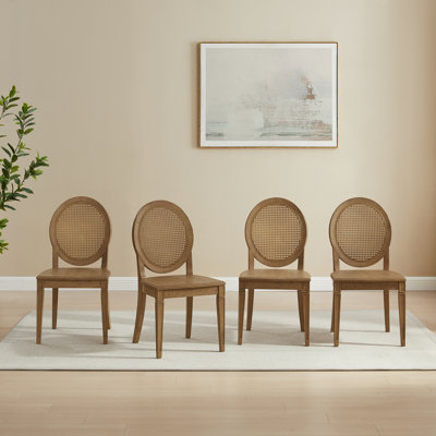 Jacolyn 4-piece Cane-back Dining Chair Set