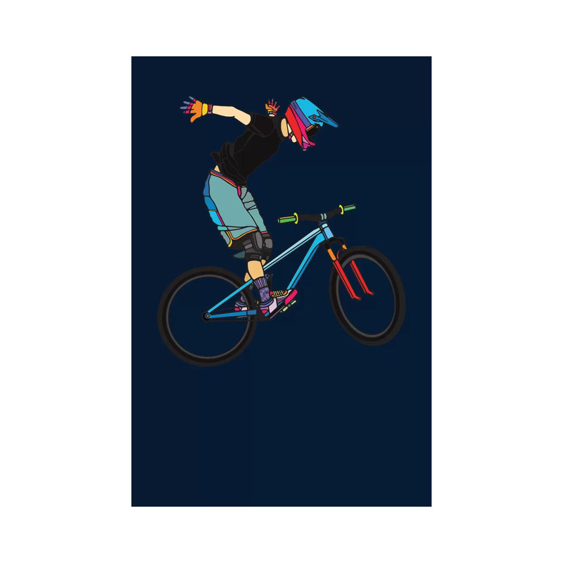Freeride by Ninhol - Wrapped Canvas Print, 66.04 cm H x 45.72 cm W x 1.91 cm D