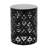 Metal S/2 End Tables, Modern Design With Iron Cut Frame, Powder-Coated Black, No Assembly, 13.75W X 13.75D 18.00H & 11.75W 11.75D 15.75H 2 Side Table , Pattern, Strong-1997982783