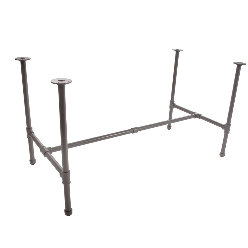 Margate Table Base, 30.5" H x 58" W x 30" D, White