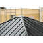 Pavillon de jardin 10 * 10F Patic, pavillon en aluminium avec auvent en acier, pavillon permanent pour terrasse, jardin, cour arrière