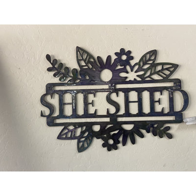 Campfort Steel Text & Numbers Wall Decor