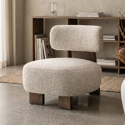 Fauteuil d'appoint rembourré à profil bas Premier