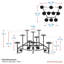 Hartnett 14'' H Metal Fireplace Candelabra