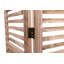 Cloison pliante en bois massif l 82,8 po x H 65 po