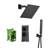 Sumerain Rainfall Complete Shower System with Brass Valve, Wall Mounted Shower Faucet with Handheld Shower-65005162