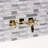 Kingston Brass Hamilton Two-Handle 3-Hole Wall Mount Bathroom Faucet-91118444