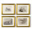 Ensemble de 4 reproductions d'art rétro
