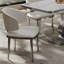Ensemble de table à manger moderne et simple en acier inoxydable-105892977