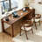 Modern Rectangular Solid Wood Desks with Drawers-976890233