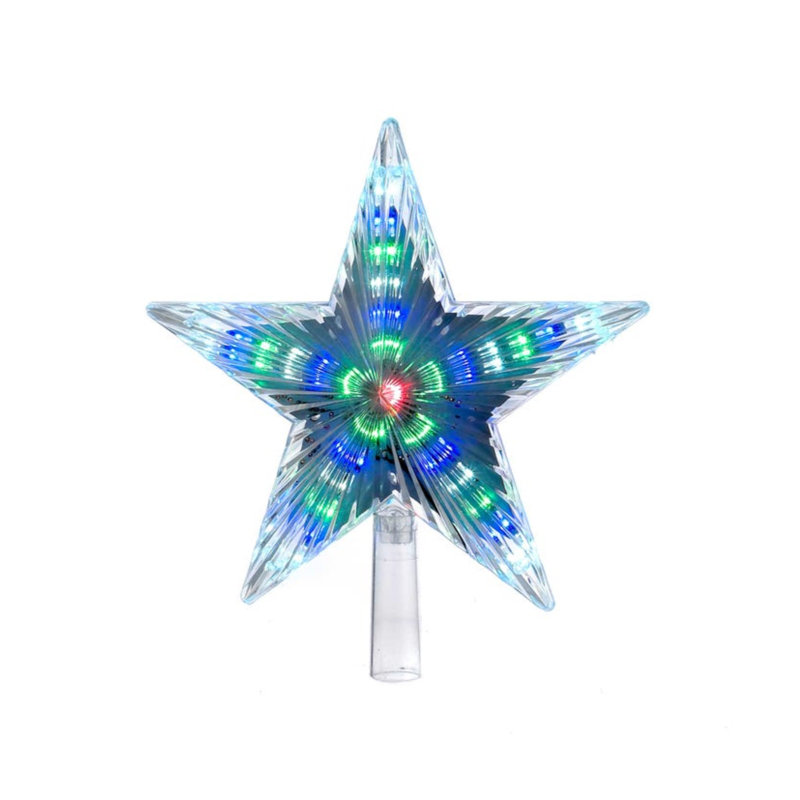 8.5 " Lighted Plastic Shatterproof Tree Topper