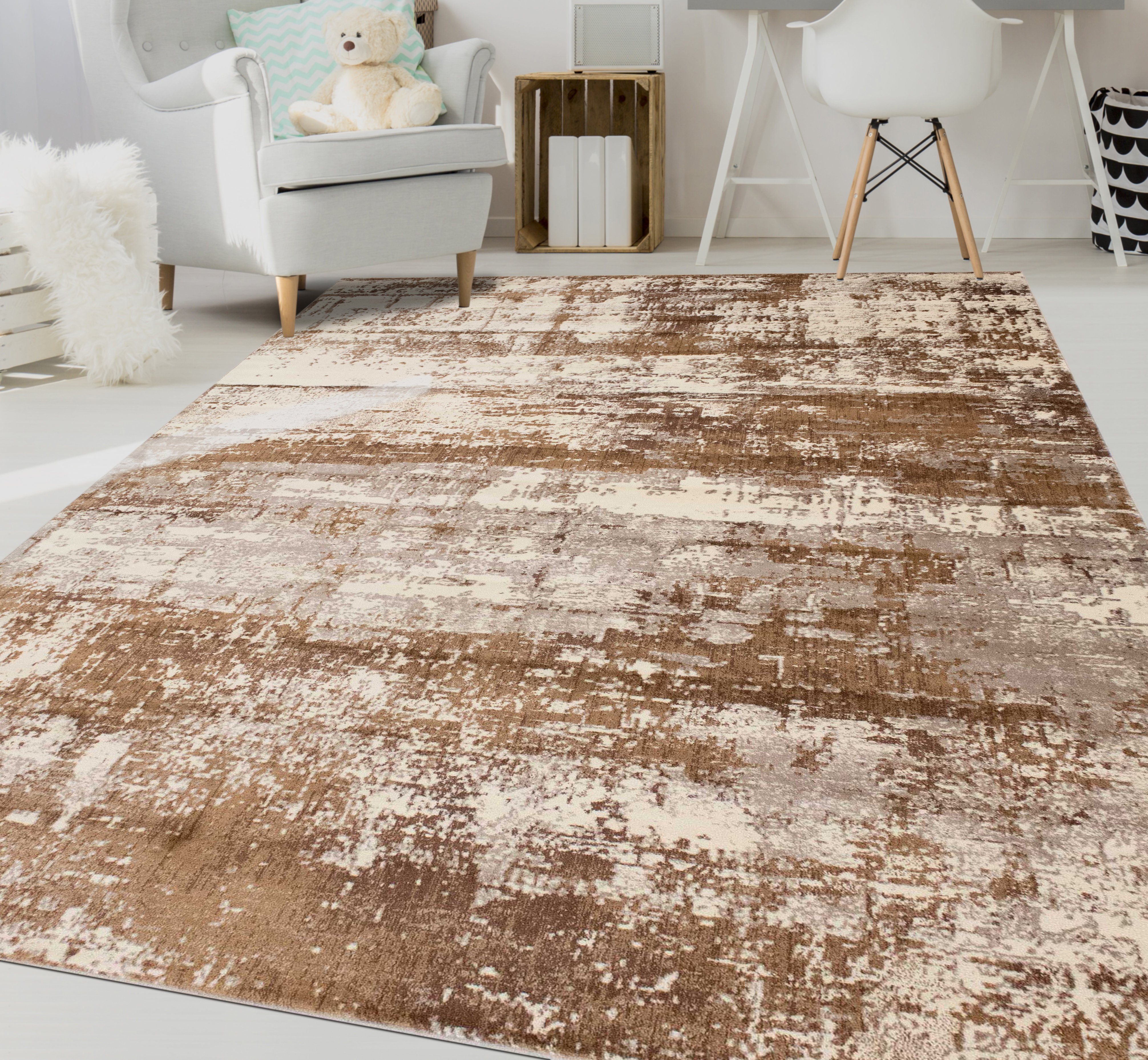 ロンハーマン Ron Herman Mouton Rug light brown zz