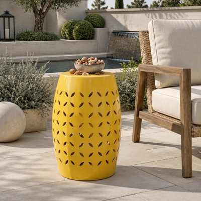 Table d'appoint 12 po en fer pour l'extérieur - Table de bout en métal | Idée de cadeau