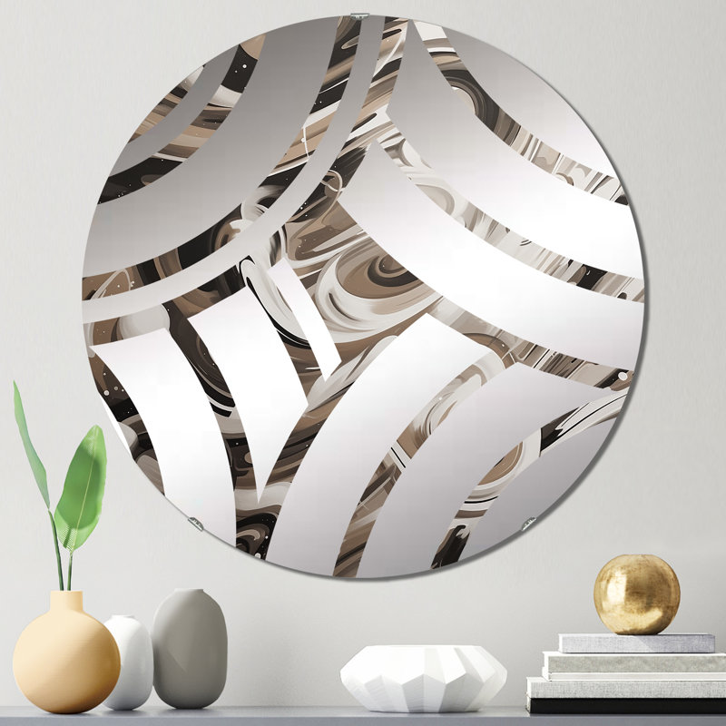 Miroir décoratif Gulce, 23,6 po x 23,6 po