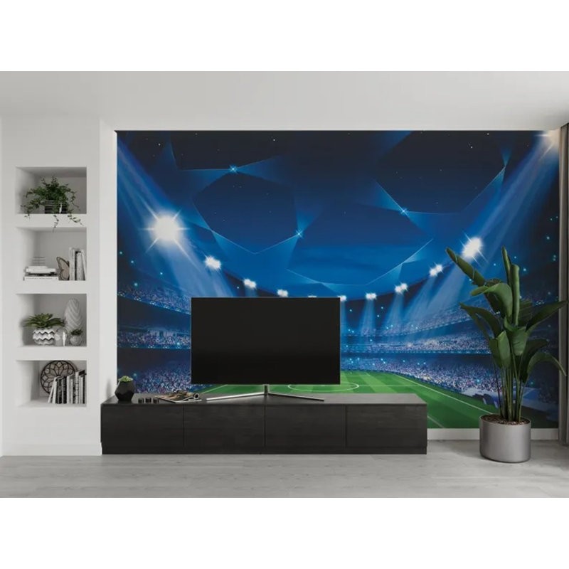 Papier peint soccer Night Lights, L 96 po x l 108 po