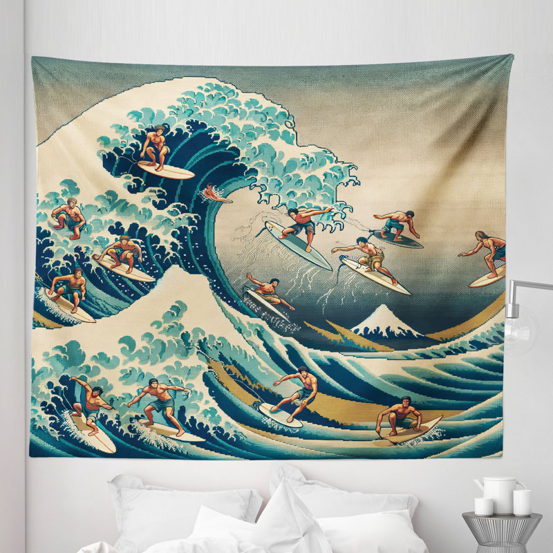 Tapisserie en microfibre, H 104 po x l 88 po