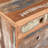 Eco-friendly Rustic Reclaimed Wood End Table With Storage