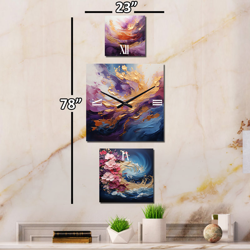 Grande horloge verticale Mahaz