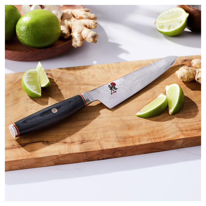 MIYABI TENMEI 5,5 pouces, couteau de chef compact, noir