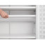 Armoire à chaussures à double porte Grid, trois compartiments réglables pour un rangement flexible, compartiment à langer creux suspendu, conception inférieure à 15 cm résistante à l'humidité