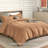 Bedsure Burnt Orange Duvet Cover Twin Size - Soft Double Brushed Bedding Set for Kids & Adults（Set of 3）-109724487-109724468