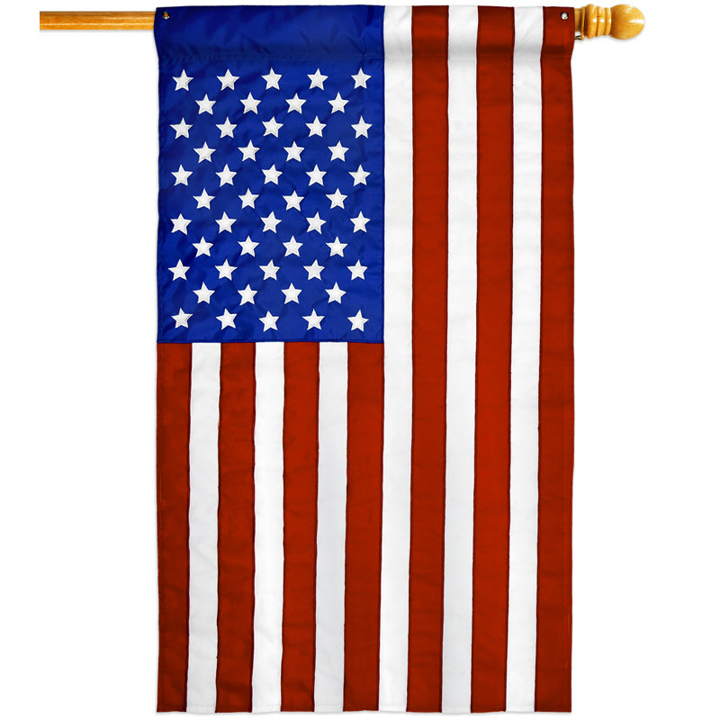 Les états appliquent un polyester de 2 côtés 48 x 28 po drapeau maison