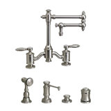 Towson Bridge Faucet - 12" Articulated Spout