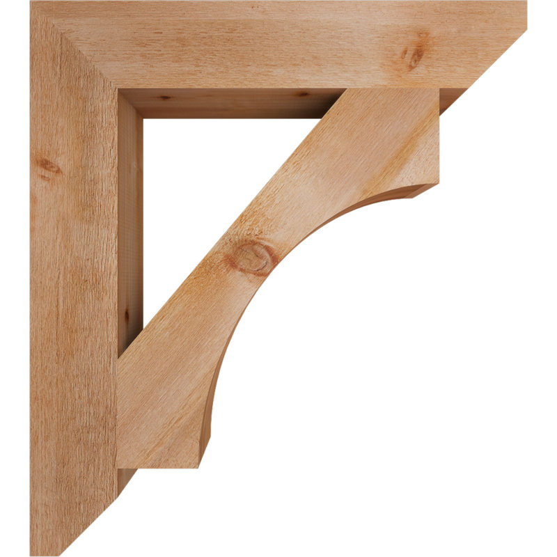 H 6 l x P, Cèdre rouge, H 38 po x l 6 po x P 34 po