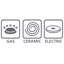 Symple Stuff Crippen Non-Stick Stainless Steel Pot Set