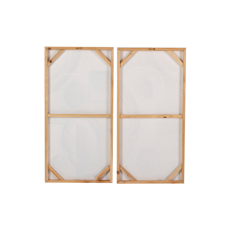 Abstract Set 2 Canvas 40% Hand Painted 40X3X80 Cm - 2 Piece Wrapped Canvas Print Set