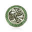 ROOKWOOD KNOB; ERINITE GREEN CRYSTAL-824458401